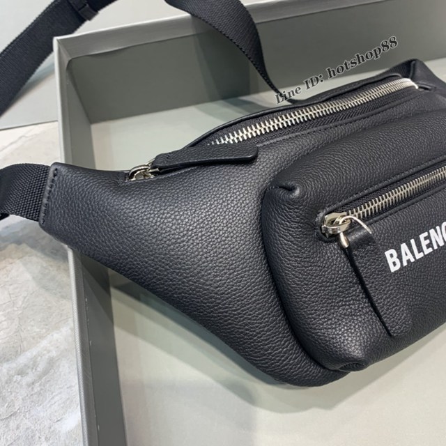 Balenciaga專櫃爆款小號腰包 巴黎世家男女同款腰包全皮胸包 fyj1511